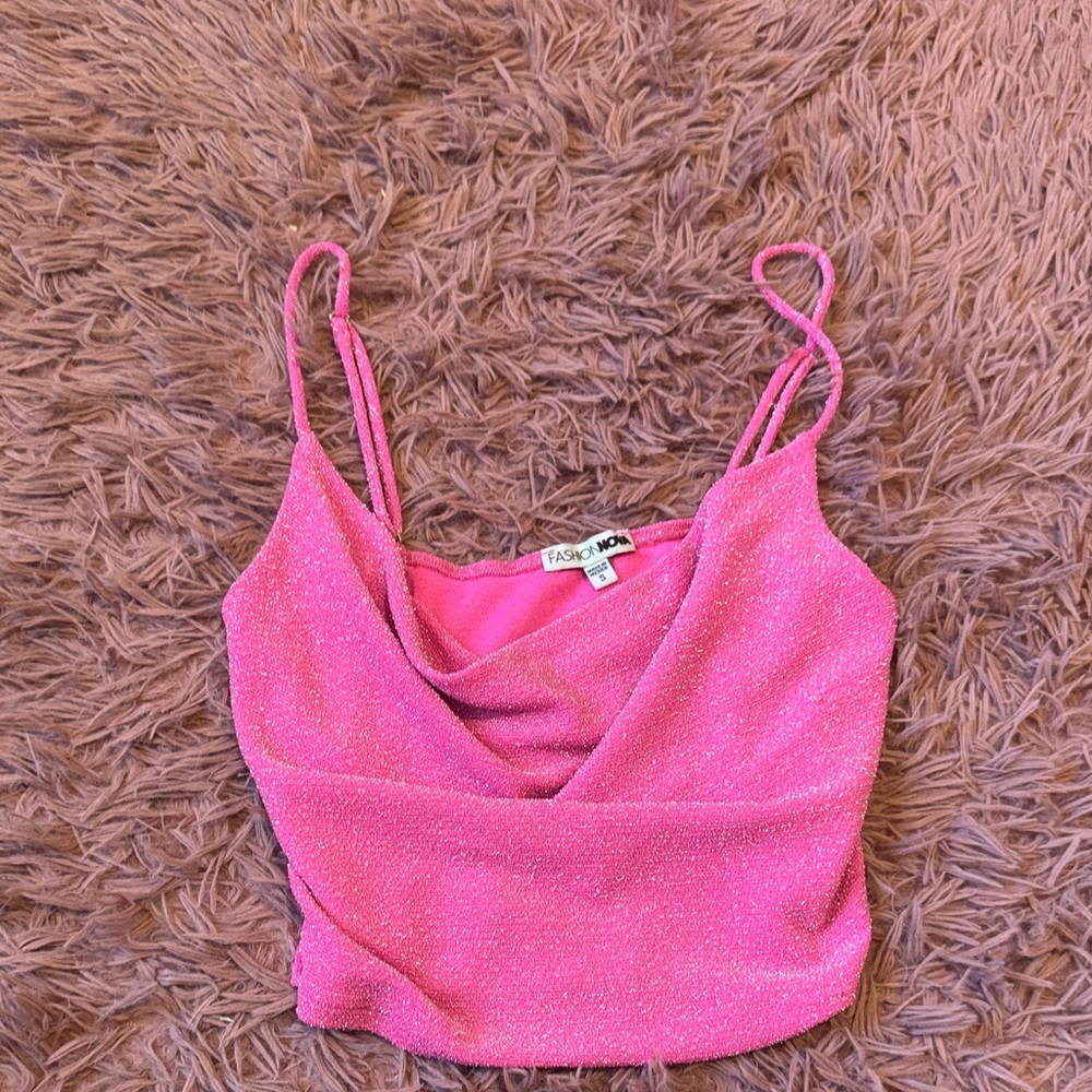 Fashion Nova Vibrant Pink Camisole